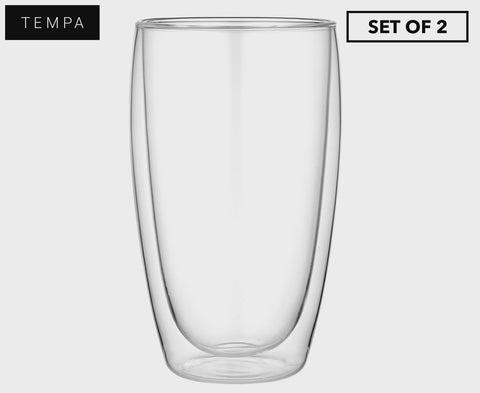 Quinn Large Double Walled Glass 2Pk