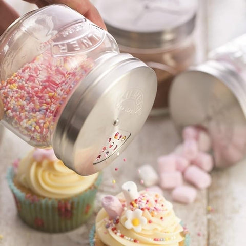 Storage Jar With Shaker Lid