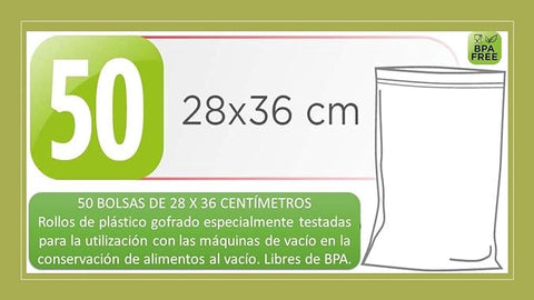 Vacuum Bags - Pack Of 50 (28x36cm)