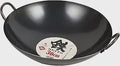 Pearl Life Chinese Carbon Steel Iron Wok 36cm