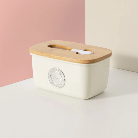 Living Storage Butter Dish 650ml - Cream