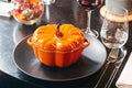 Ceramic Pumpkin Cocotte - 0.5L