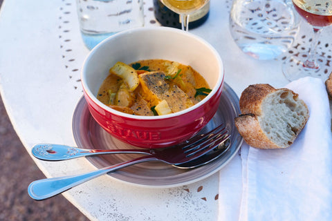 Ceramic Round Bowl Cherry - 14cm