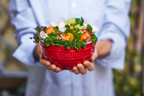 Ceramic Round Bowl Cherry - 14cm
