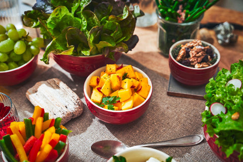 Ceramic Round Bowl Cherry - 14cm