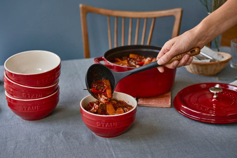 Ceramic Round Bowl Cherry - 14cm