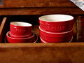 Ceramic Round Ramekin 2piece Cherry - 8cm