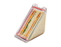 Clear Sandwich Triangle Assorted Colour Trim