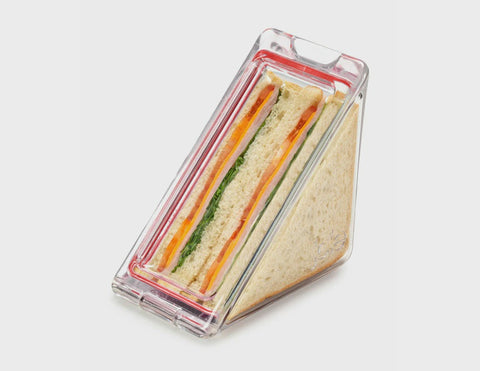 Clear Sandwich Triangle Assorted Colour Trim