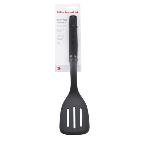 Soft Touch Slotted Turner Nylon Black