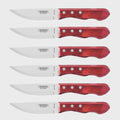 Churrasco Jumbo Steak Knife Set Polywood - Red
