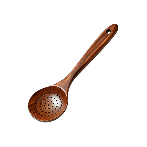 Loveharbor Wooden Slotted Spoon