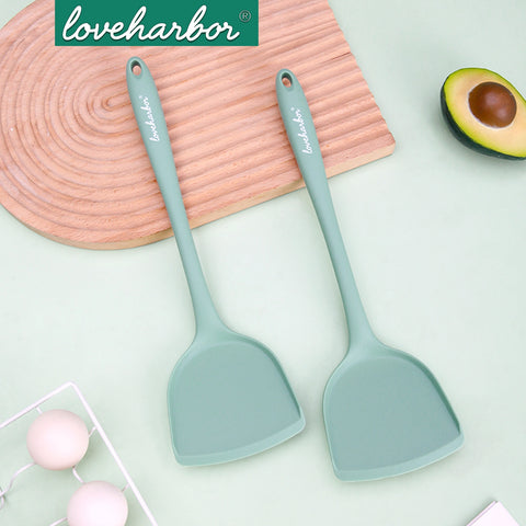 Loveharbor Silicone Solid Spatula - Green