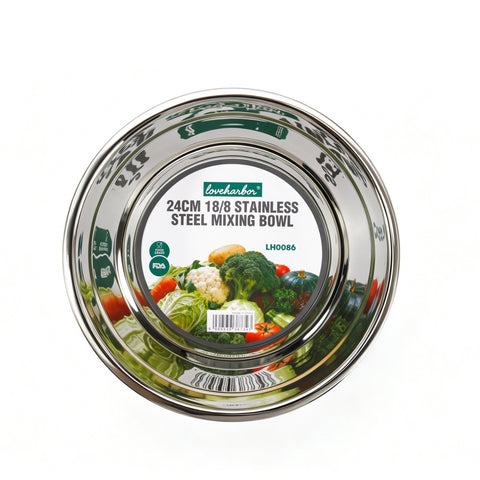 18/8 Stainless Steel Mixing Bowl