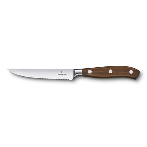 Steak Knife - Wavy Edge, 3 Rivet Wood Handle, Gb