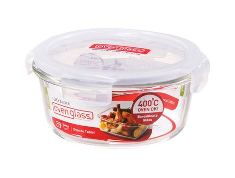 Euro Glass Boroseal Heat Resistant Glass Round - 650ml