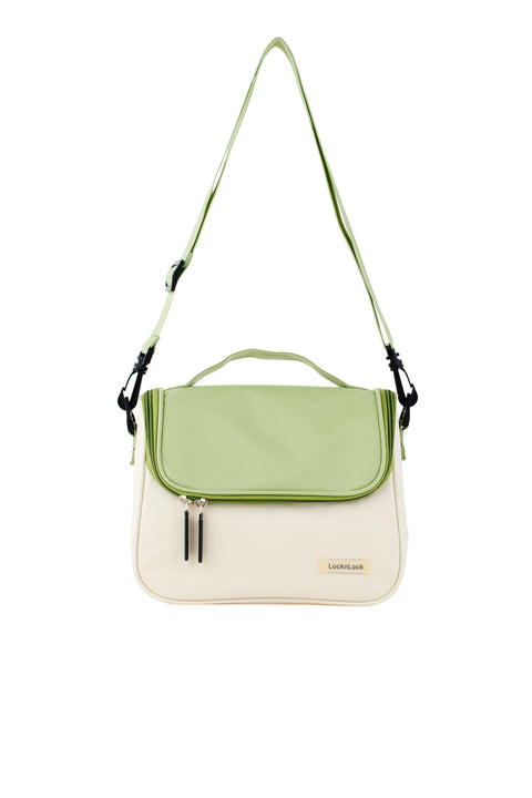 Insulated Mini Lunch Bag with Strap - Green