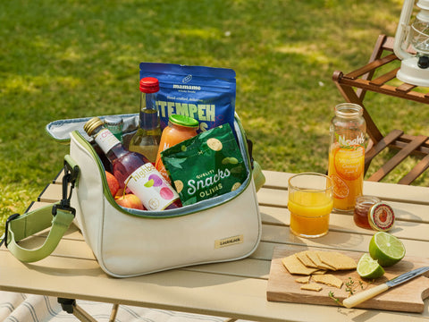 Insulated Mini Lunch Bag with Strap - Green