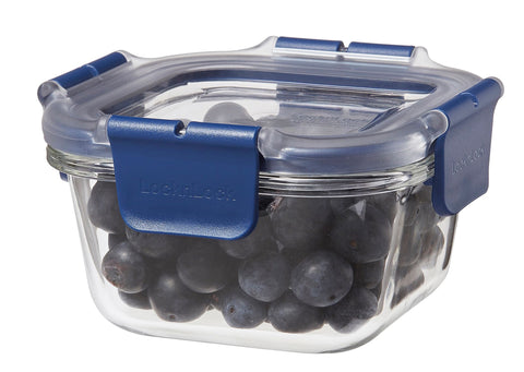 Top Class Glass with Tritan Lid Square - 300ml