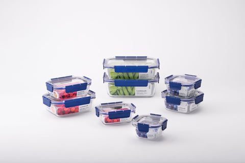 Top Class Glass with Tritan Lid Rectangular - 630ml