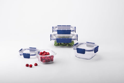 Top Class Glass with Tritan Lid Rectangular - 630ml