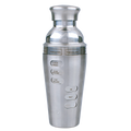 Stainless Steel Dial-A-Drink Cocktail Shaker 750ml - Satin / Satin