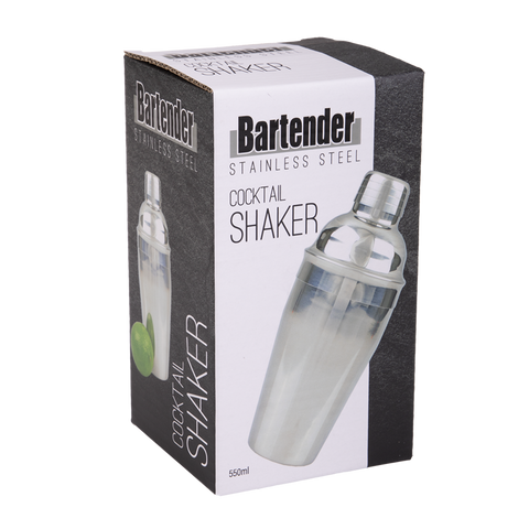 Stainless Steel Cocktail Shaker 550ml