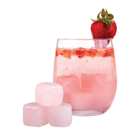 Rose Quartz Gin Stones Set 6 With Bag