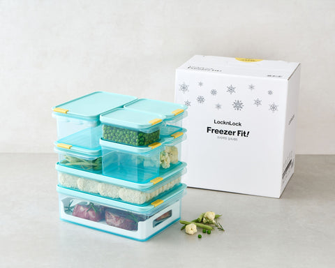 Freezer Fit Container 8 Pieces Set