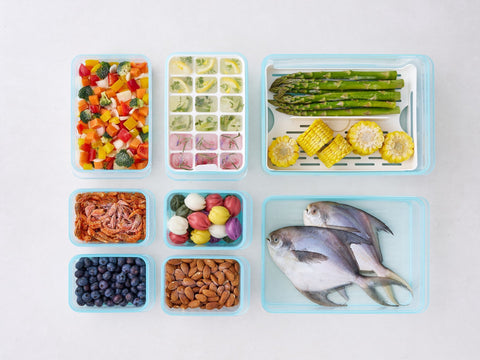 Freezer Fit Container 8 Pieces Set