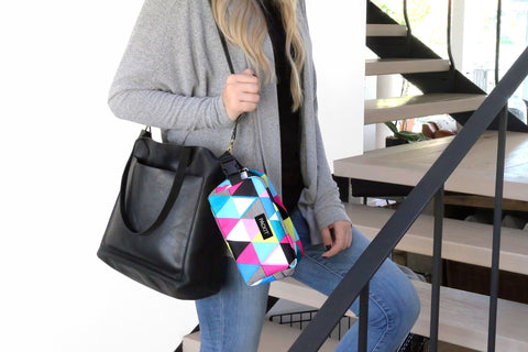 Freezable Snack Box - Triangle Stripe