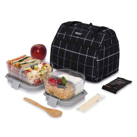 Freezable Hampton Lunch Bag - Grid
