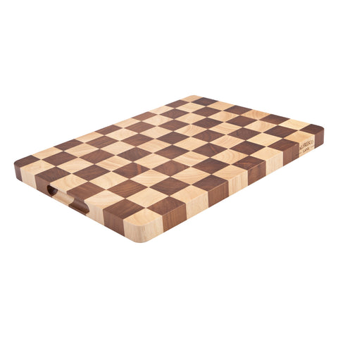Chequered End Grain Cutting Board 40x30x2.5cm