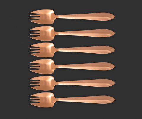 Splayd Black Label Rose Gold Satin 6piece Set