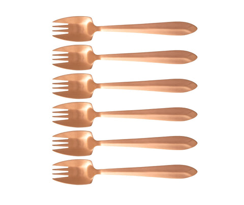 Splayd Black Label Rose Gold Satin 6piece Set