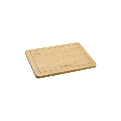 Tri-Ply Bamboo Cutting Board with Juice Groove