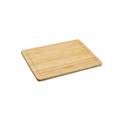Tri-Ply Bamboo Cutting Board with Juice Groove