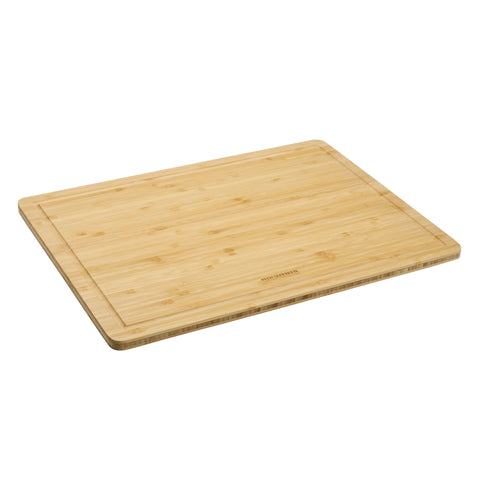 Tri-Ply Bamboo Cutting Board with Juice Groove