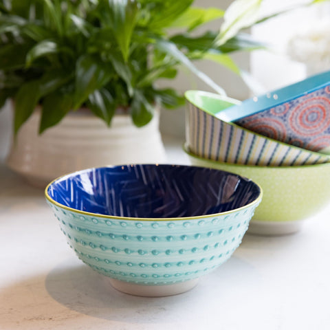 Does it All Bowl - Leafy Indigo 15.7cm