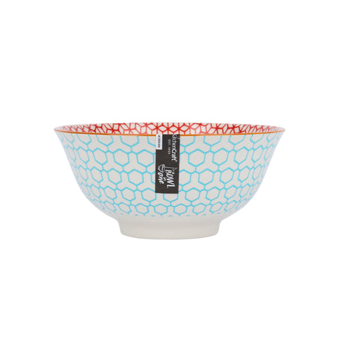 Does it All Bowl - Geometric Blue 15.7cm