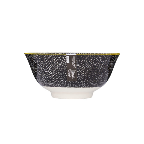 Does it All Bowl - Black Floral 15.7cm