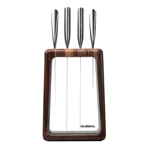 Hashira 5Pc Knife Block - Walnut