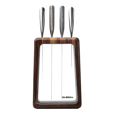Hashira 5Pc Knife Block - Walnut