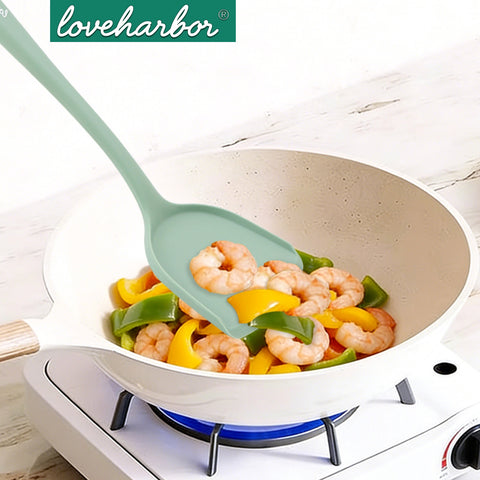Loveharbor Silicone Solid Spatula - Green