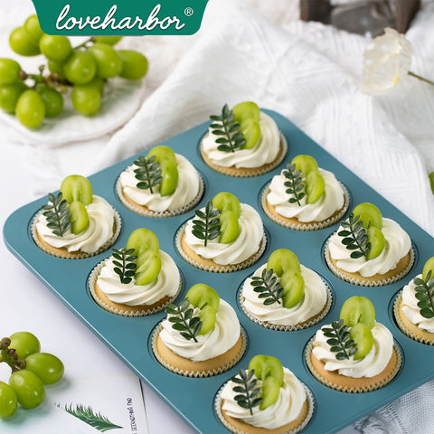 Loveharbor Green Earth Non-Stick Muffin Pan