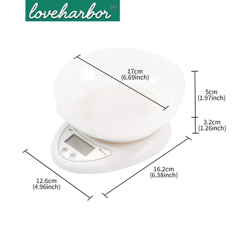 Kitchen Scale With Bowl
