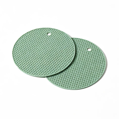 Loveharbor Round Silicone Trivet Scooper