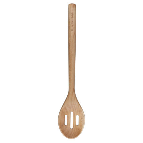Maple Wood Slotted Spoon