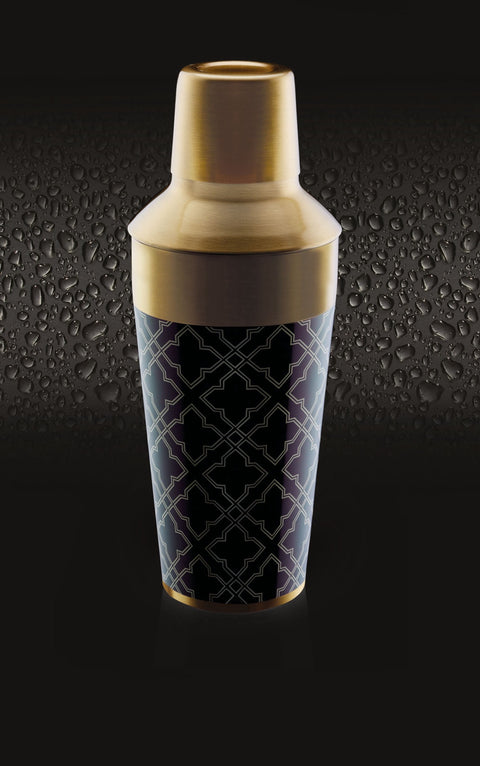 Art Deco Cocktail Shaker Stainless Steel 650ml