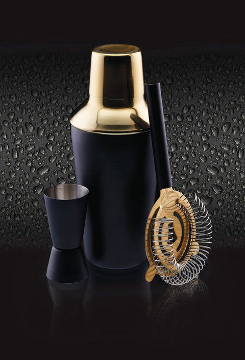 Cocktail Set Black 3piece Set